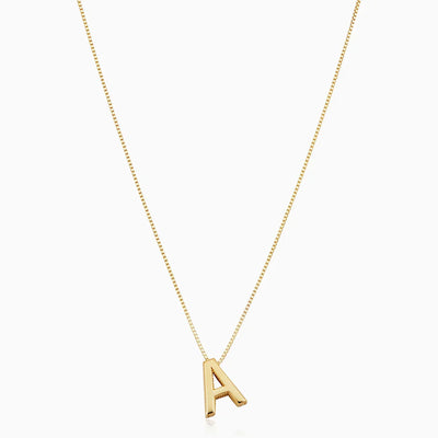Love letter I Initial necklace