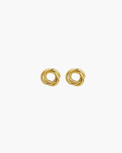 AURELIA | MODERN KNOT STUD EARRINGS