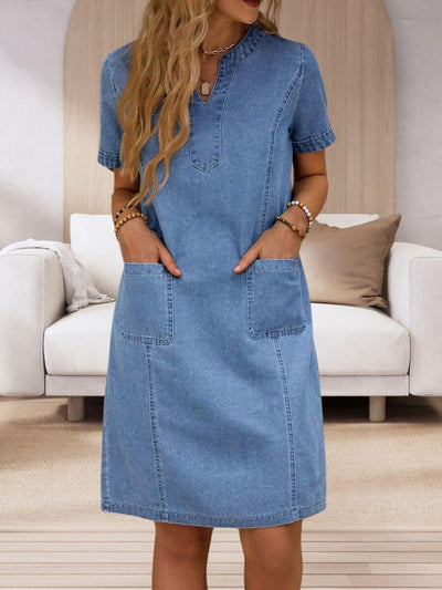 CARRY | RELAXED DENIM DRESS