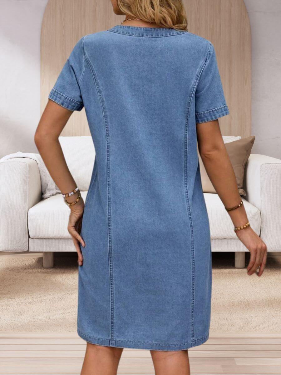 CARRY | RELAXED DENIM DRESS