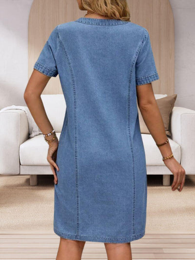 CARRY | RELAXED DENIM DRESS