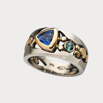 Blue Waltz | Vintage Blue Crystal Ring