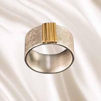 Aged Steel | Textured Vintage Ring