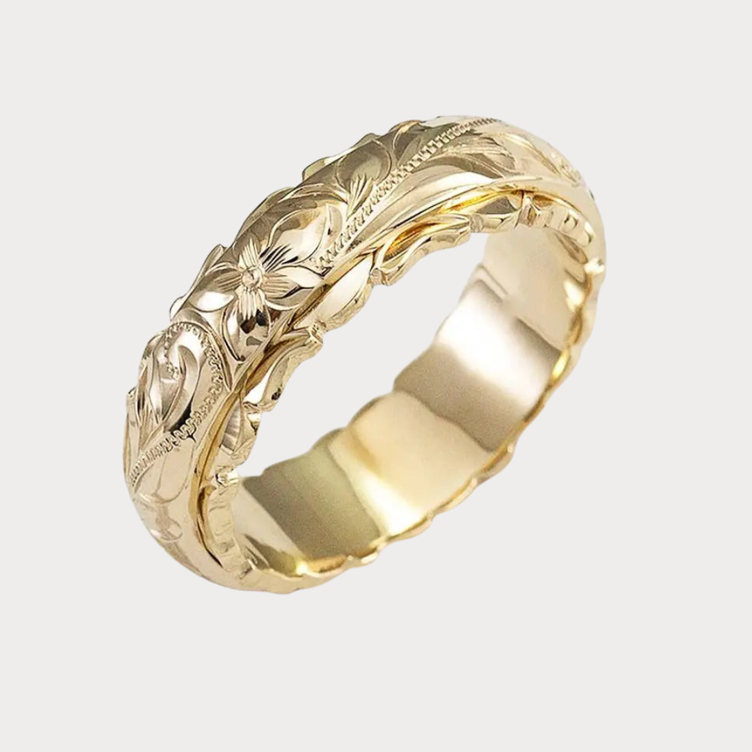 Golden Bloom | Vintage Gold Flower Ring