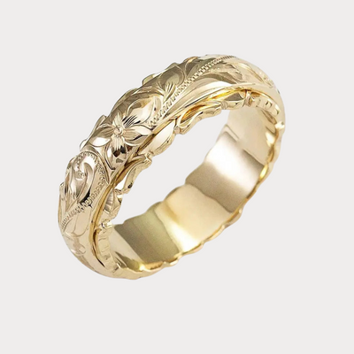 Golden Bloom | Vintage Gold Flower Ring