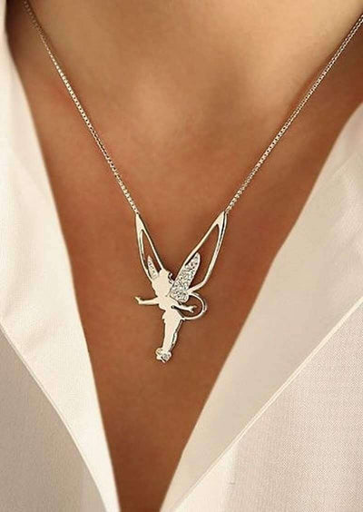 Lucky Fairy I Necklace in Sterling Silver and Gold
