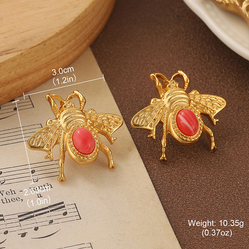 Bumblebee I  Bee Earrings