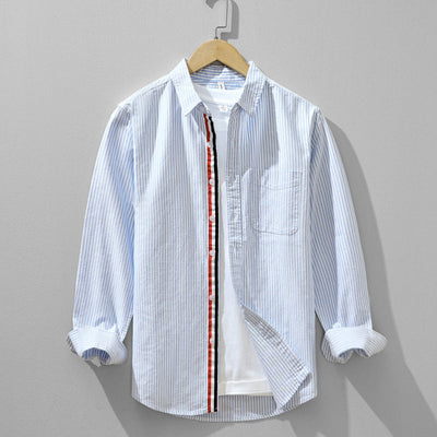 MASON | MODERN STRIPED BUTTON SHIRT