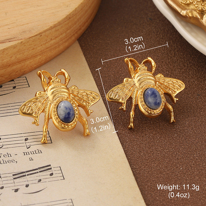 Bumblebee I  Bee Earrings