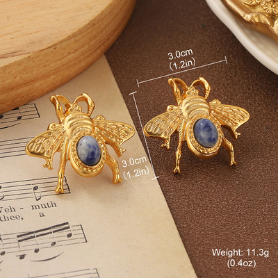 Bumblebee I  Bee Earrings