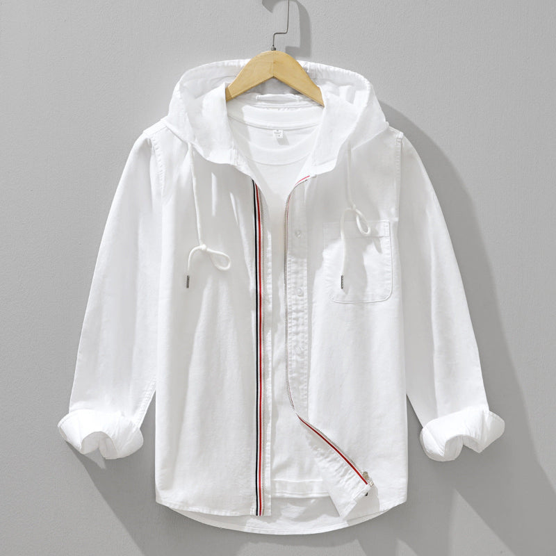 LIVIA | CASUAL HOODED SHIRT
