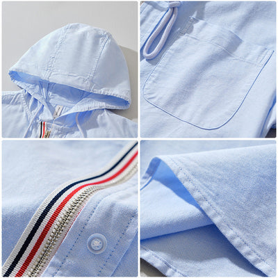 LIVIA | CASUAL HOODED SHIRT