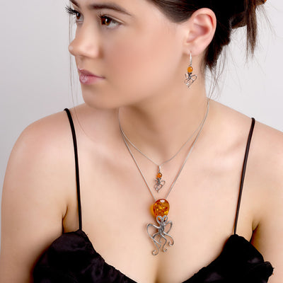Beneath the Waves I Octopus Necklace