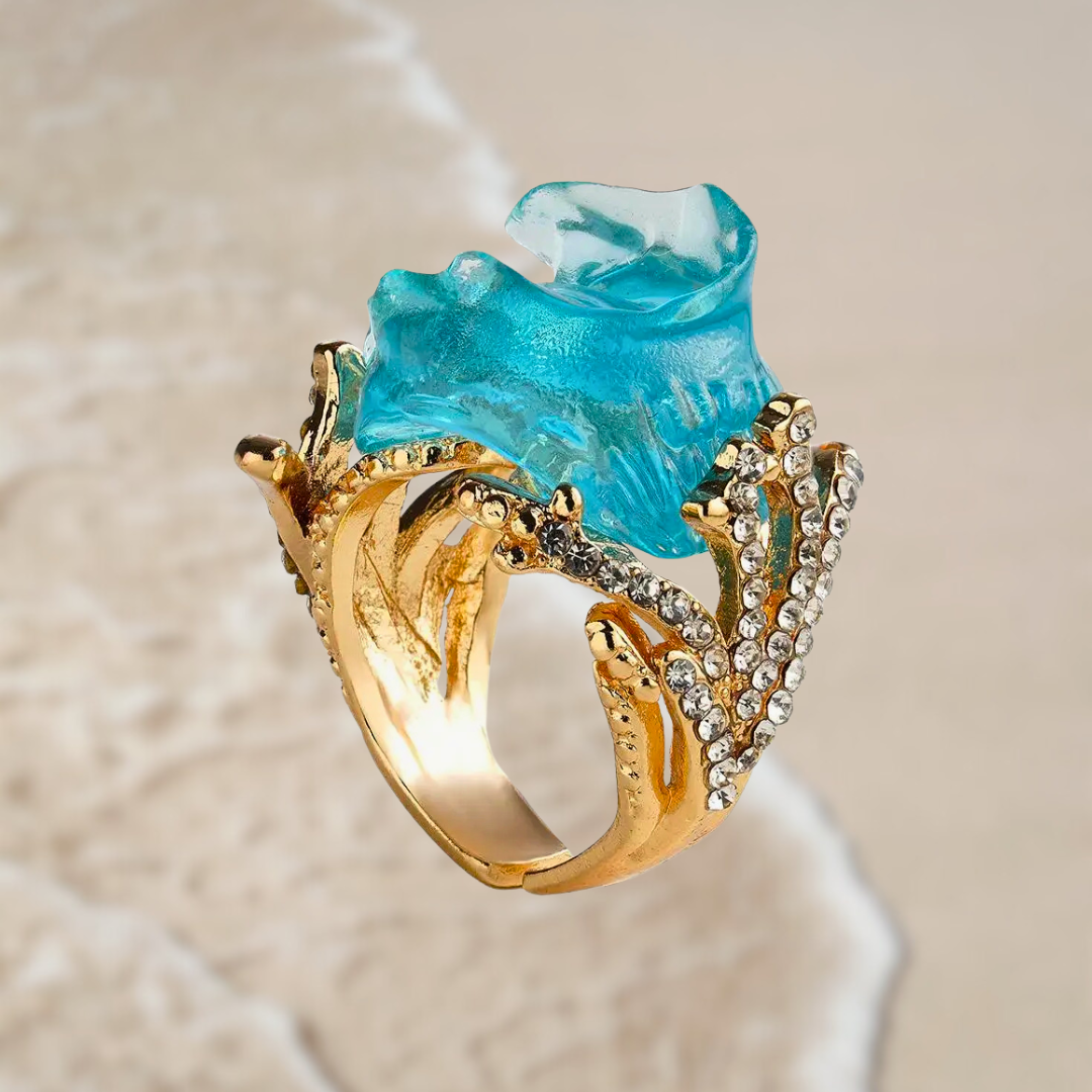 Ocean Pulse I Wave Ring