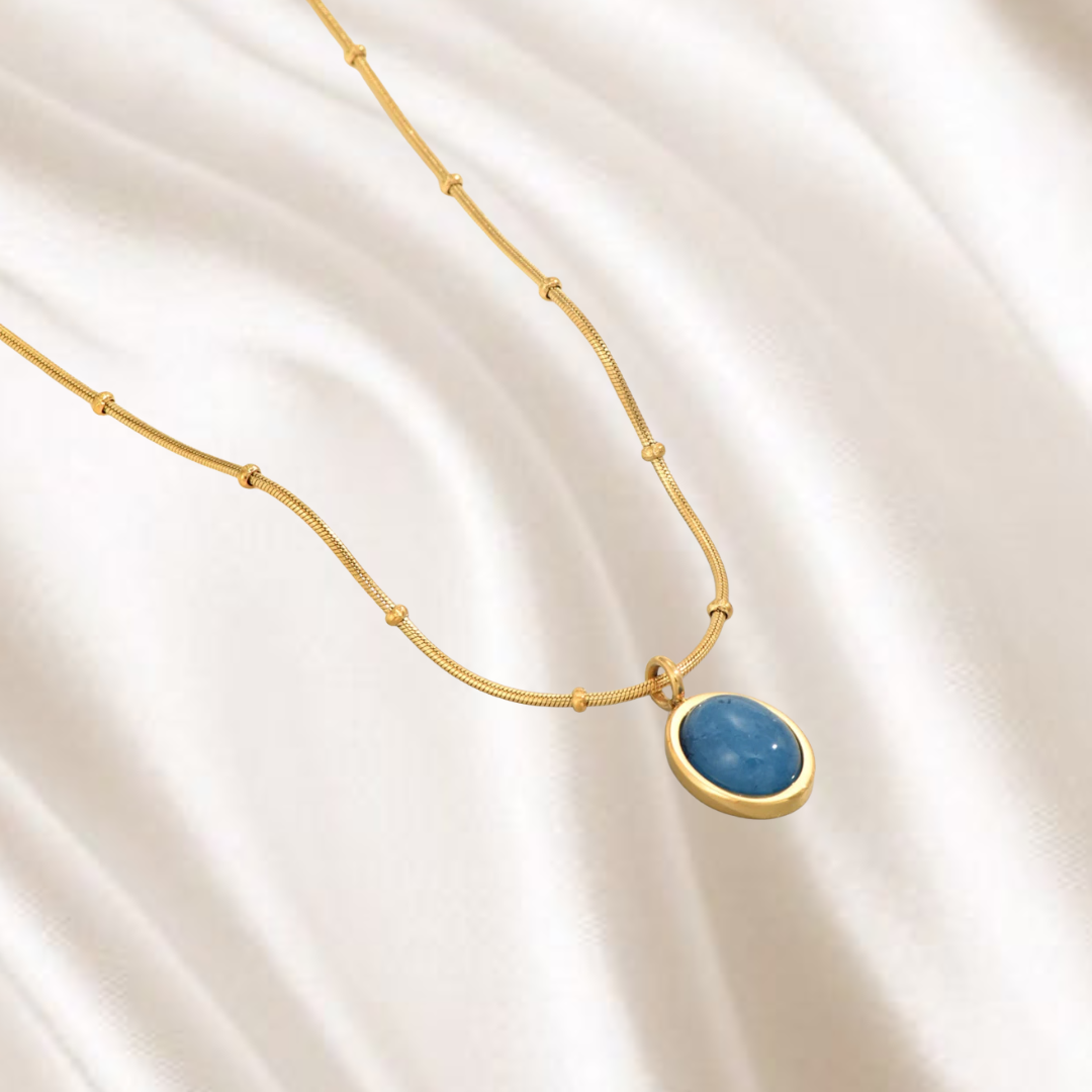 Blue Lagoon I Pearl Necklace