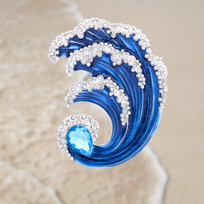 Blue Tide | Classy Brooch