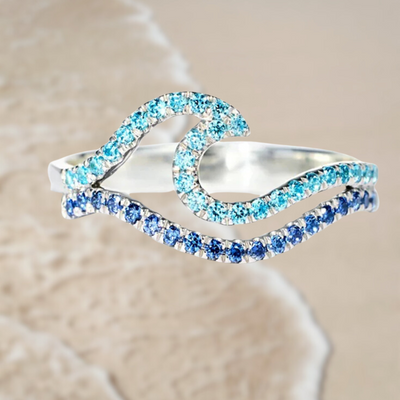 The Wave I Glam Ring
