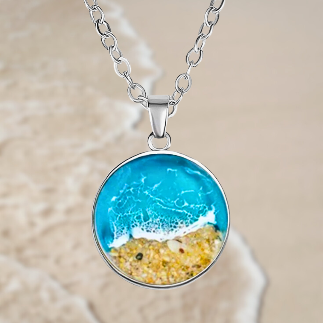 Circle of Calm I Beach Necklace