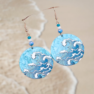 Ocean Flow I Wave Earrings