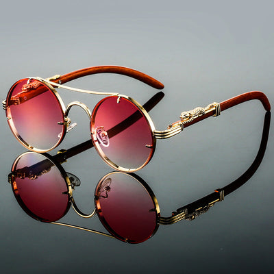 LEONARD | LUXURY ROUND SUNGLASSES