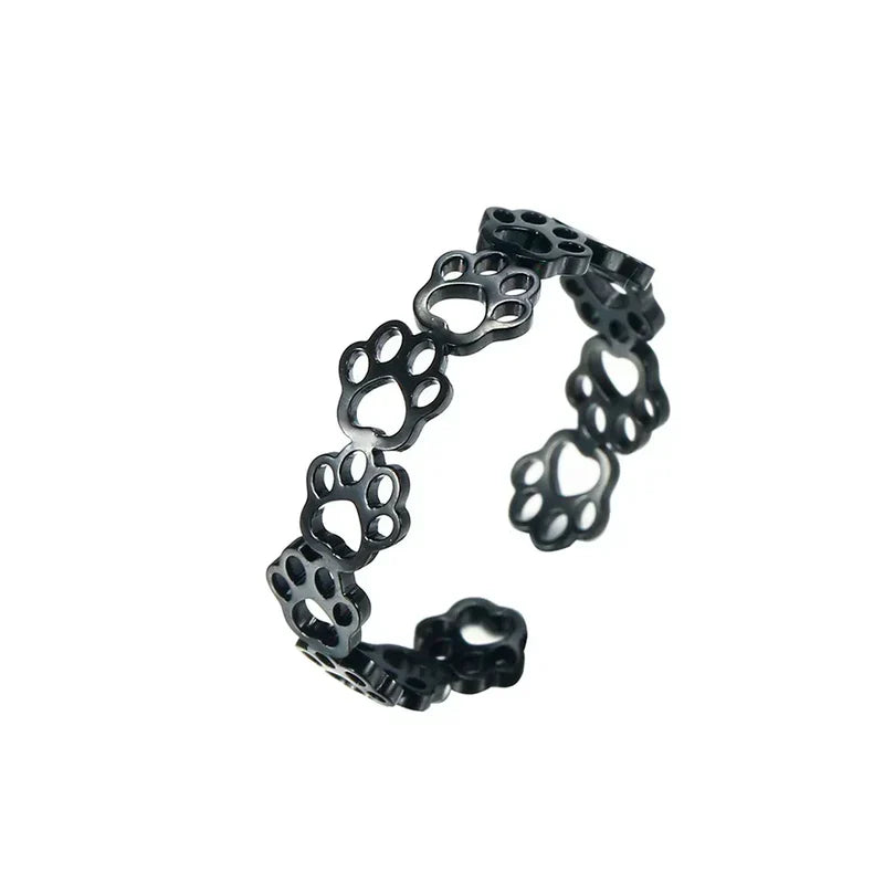 Paw Love I Adjustable Paw Print Ring
