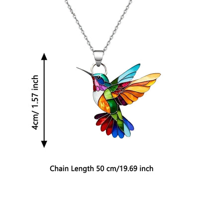 Daizy I Hummingbird Vintage Necklace