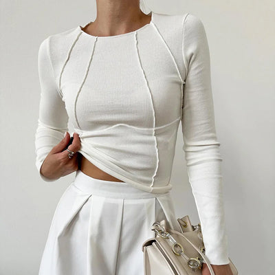 ERICA | LONG‑SLEEVE BASIC LAYERING TOP