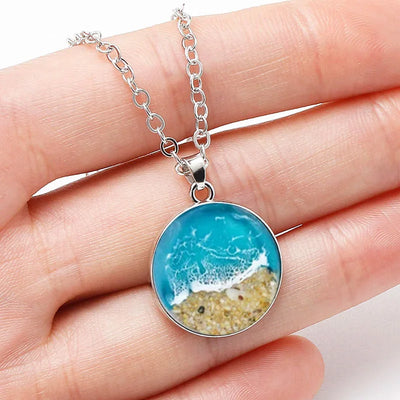 Circle of Calm I Beach Necklace