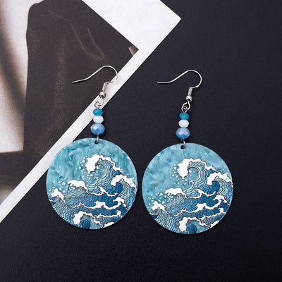 Ocean Flow I Wave Earrings