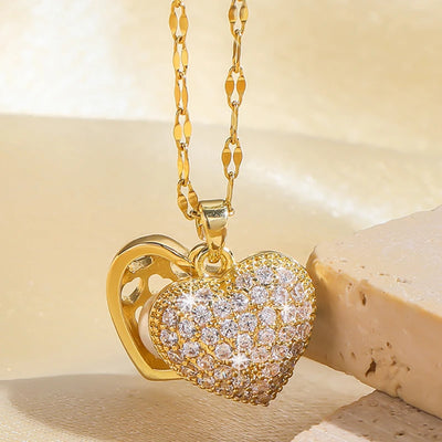 Ocean's Heart I French Shell Pearl Necklace