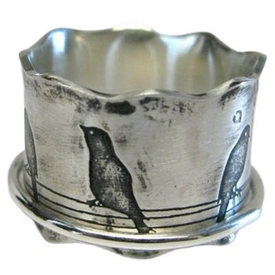 Willow | Vintage Birds on a Wire Ring