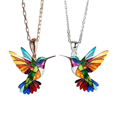 Daizy I Hummingbird Vintage Necklace