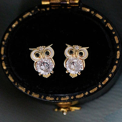 Luna Owls I Owl Earrings