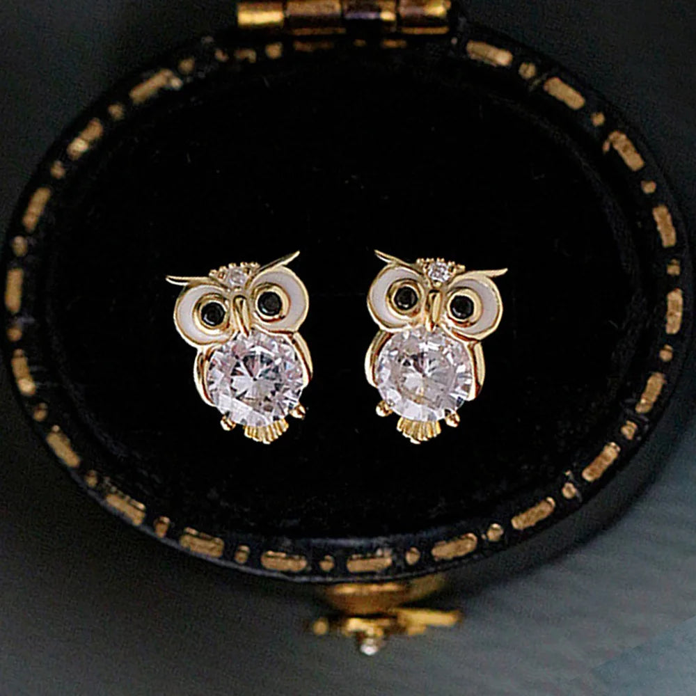 Luna Owls I Owl Earrings