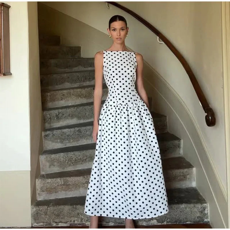 Zadie I Elegant Dot Dress