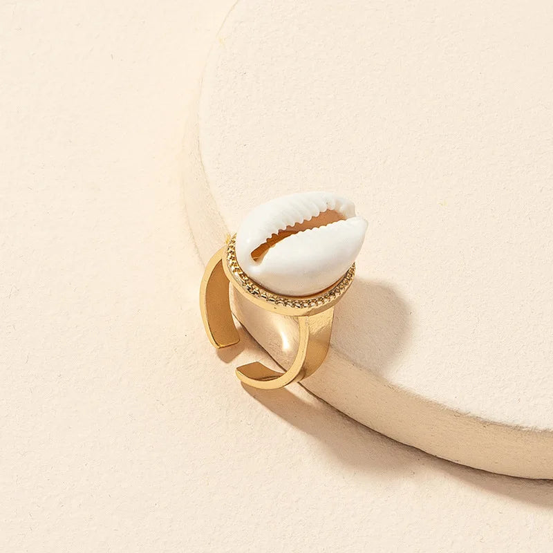 Ocean Ivory I Shell Ring