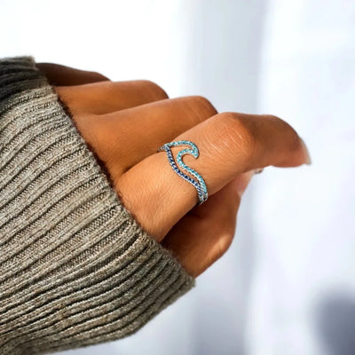 The Wave I Glam Ring