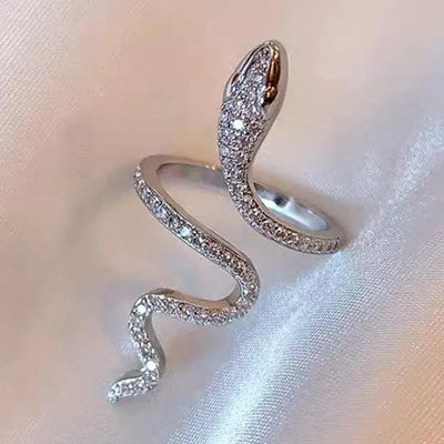 Whispering Coil I Snake Ring