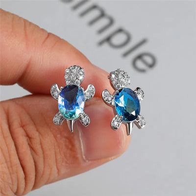 Tide Treasures I  Turtle Earring
