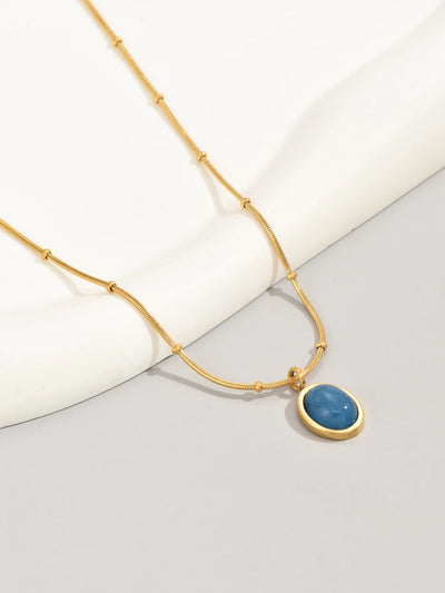Blue Lagoon I Pearl Necklace