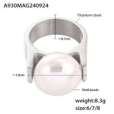 Pearl Haven I Big Pearl Ring