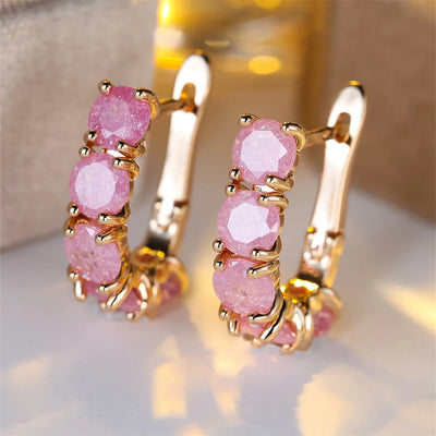 Ebb & Essence I Frosted Bloom Zircon Hoops