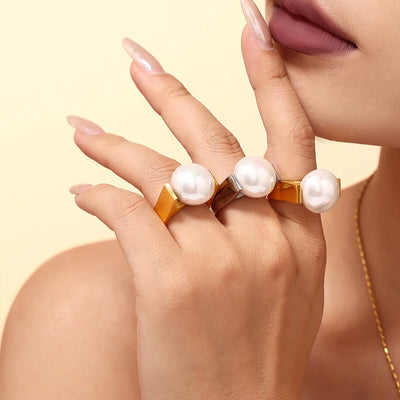 Pearl Haven I Big Pearl Ring