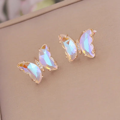 Iridescent Flutter I Butterfly Earring