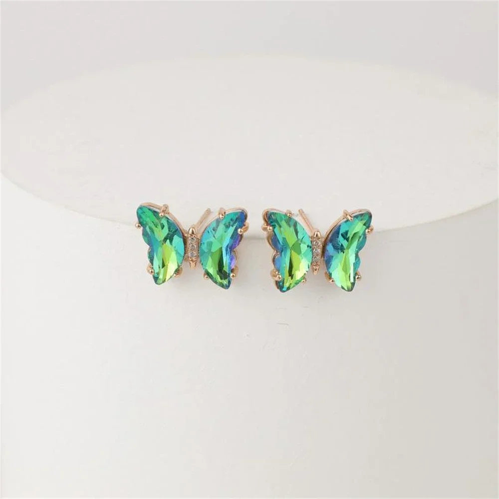 Iridescent Flutter I Butterfly Earring