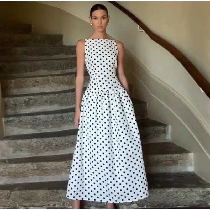 Zadie I Elegant Dot Dress