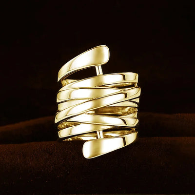 Linea Curve | Layered Ring