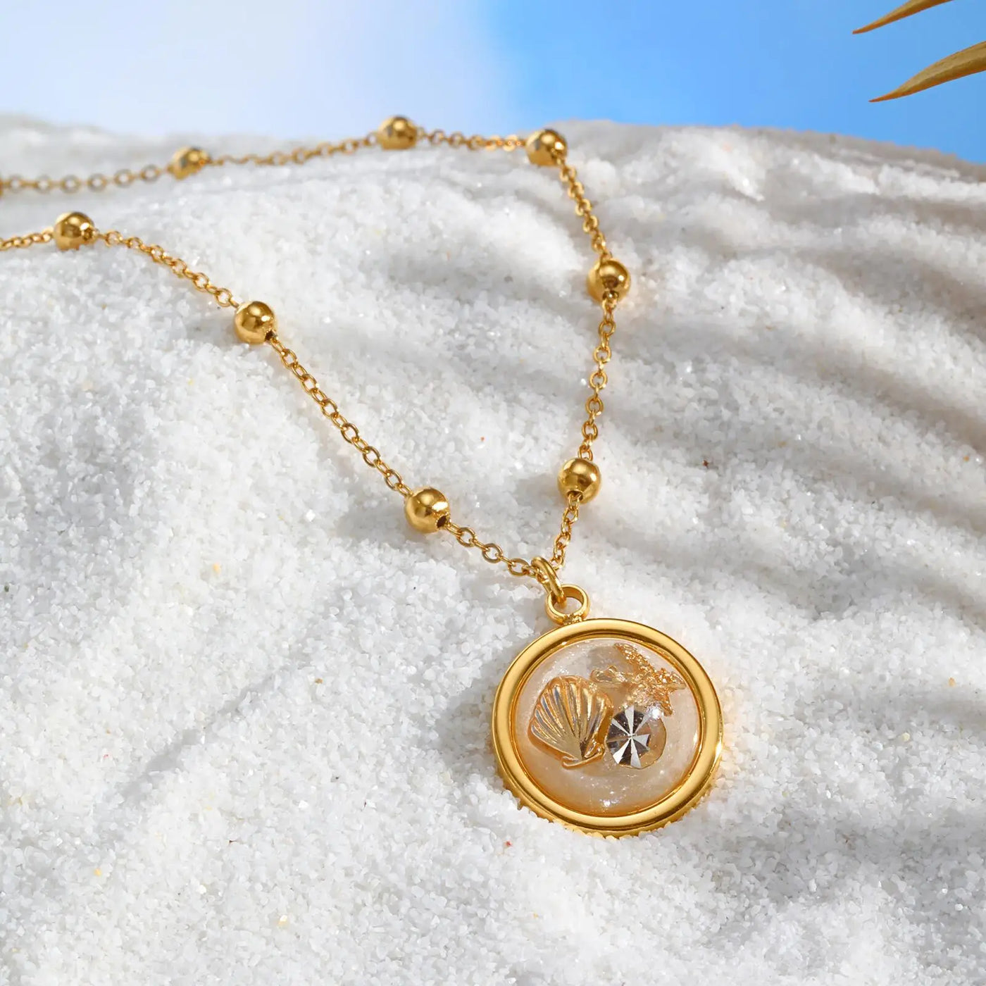 Sunset Shells I Ocean summer necklace