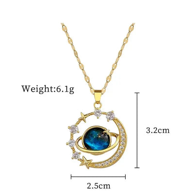 Serenum I  Astronaut Pendant Necklaces