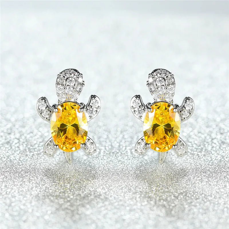 Tide Treasures I  Turtle Earring